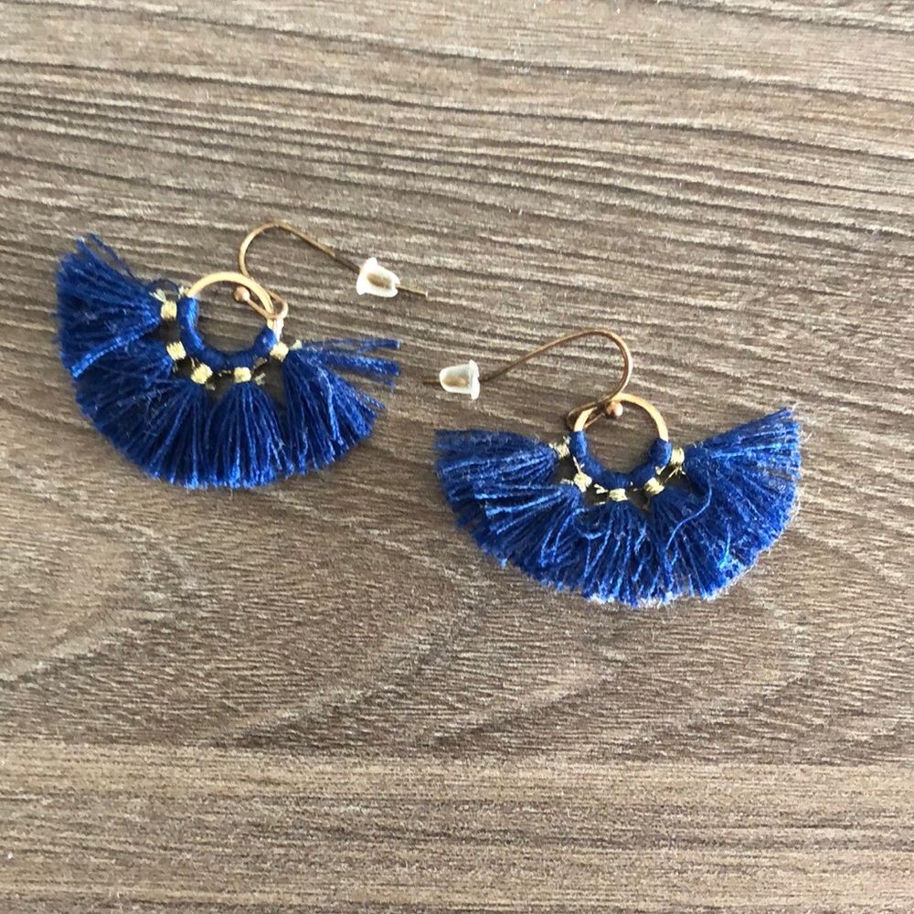 Blue dangle earring s